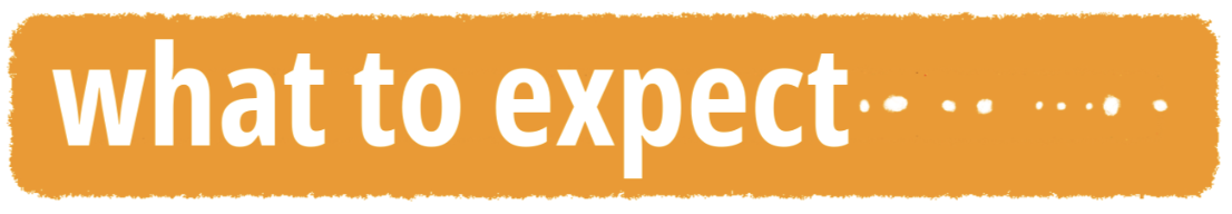 What to expect...